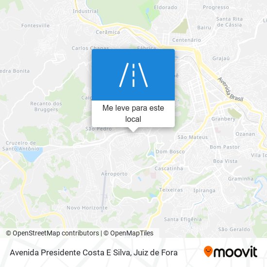 Avenida Presidente Costa E Silva mapa