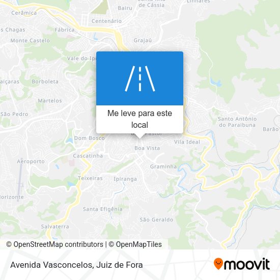 Avenida Vasconcelos mapa