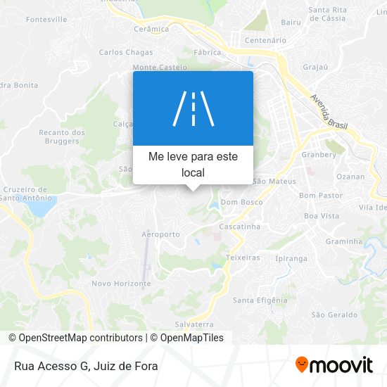 Rua Acesso G mapa