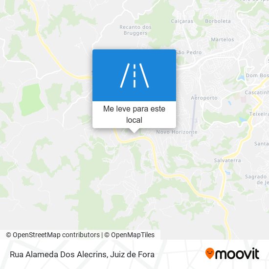 Rua Alameda Dos Alecrins mapa