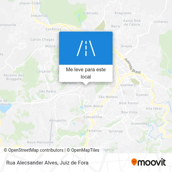 Rua Alecsander Alves mapa