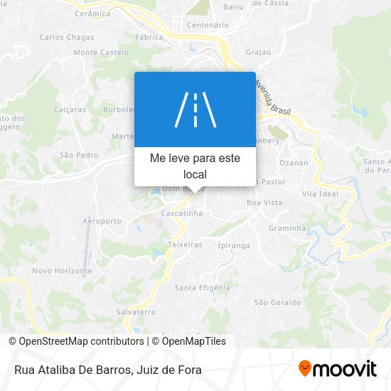 Rua Ataliba De Barros mapa