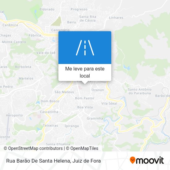 Rua Barão De Santa Helena mapa
