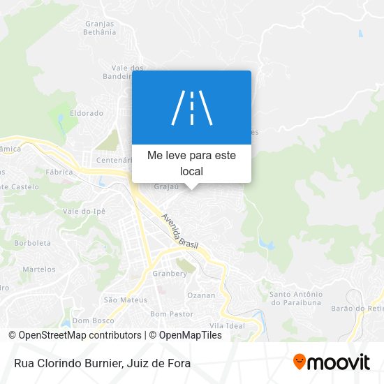 Rua Clorindo Burnier mapa