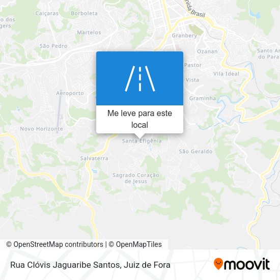 Rua Clóvis Jaguaribe Santos mapa
