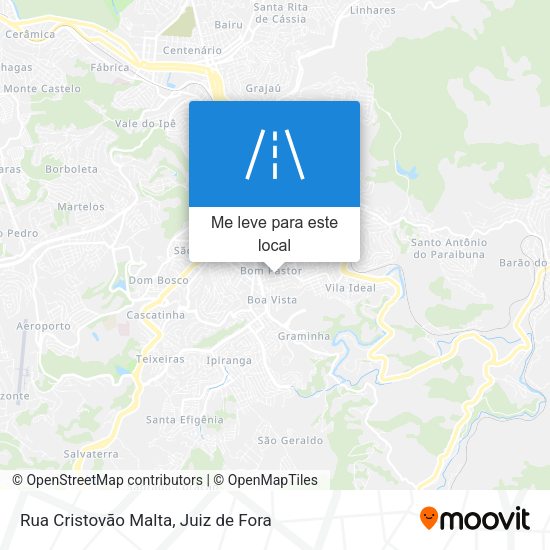 Rua Cristovão Malta mapa
