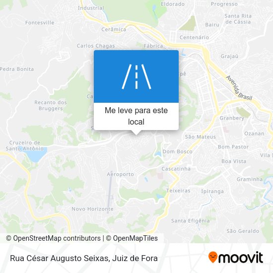 Rua César Augusto Seixas mapa