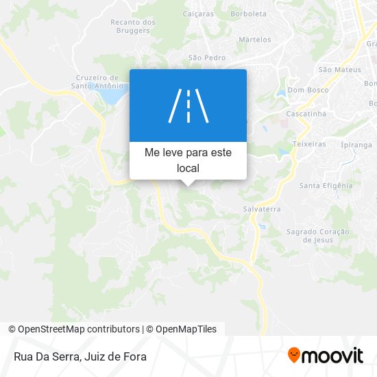 Rua Da Serra mapa