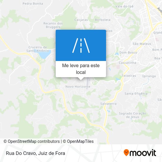 Rua Do Cravo mapa