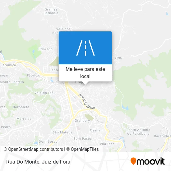 Rua Do Monte mapa