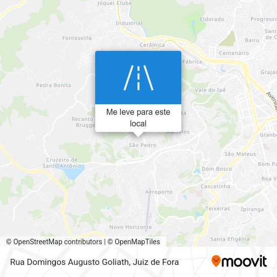 Rua Domingos Augusto Goliath mapa