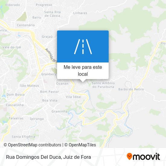 Rua Domingos Del Duca mapa