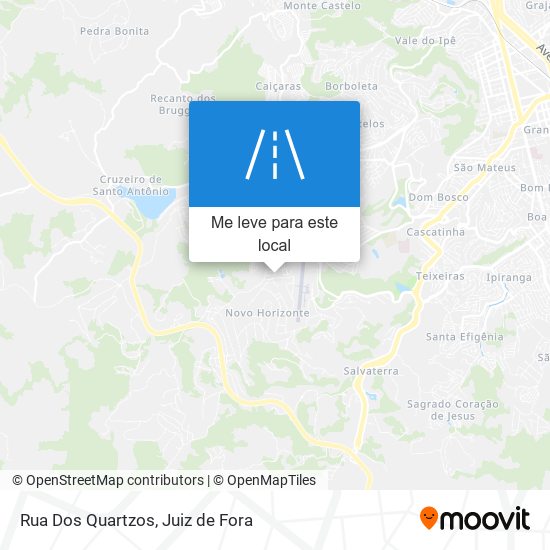 Rua Dos Quartzos mapa