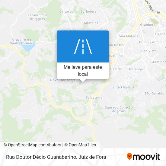 Rua Doutor Décio Guanabarino mapa