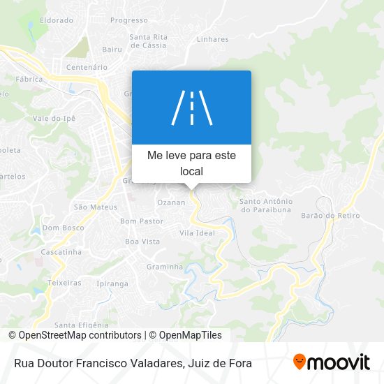Rua Doutor Francisco Valadares mapa