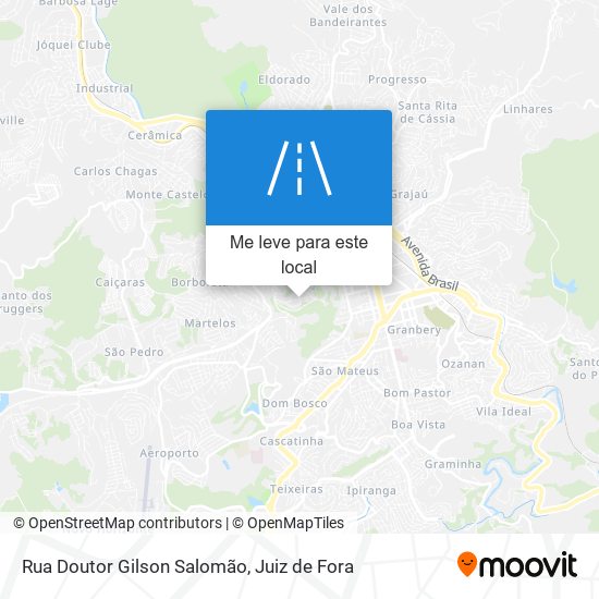 Rua Doutor Gilson Salomão mapa