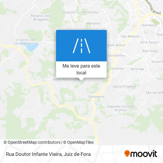 Rua Doutor Infante Vieira mapa