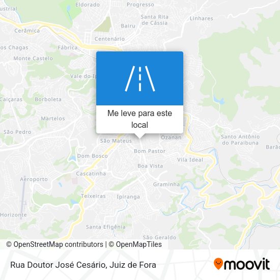 Rua Doutor José Cesário mapa