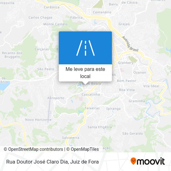Rua Doutor José Claro Dia mapa