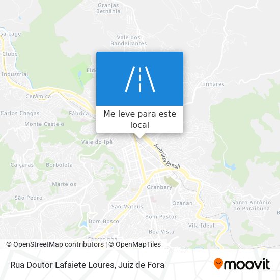 Rua Doutor Lafaiete Loures mapa