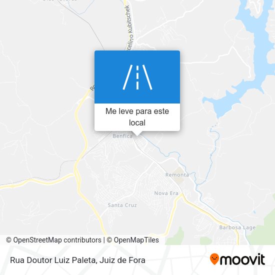 Rua Doutor Luiz Paleta mapa