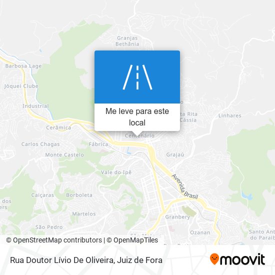 Rua Doutor Lívio De Oliveira mapa