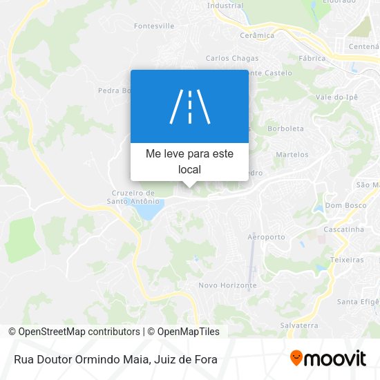 Rua Doutor Ormindo Maia mapa
