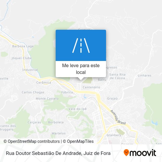Rua Doutor Sebastião De Andrade mapa