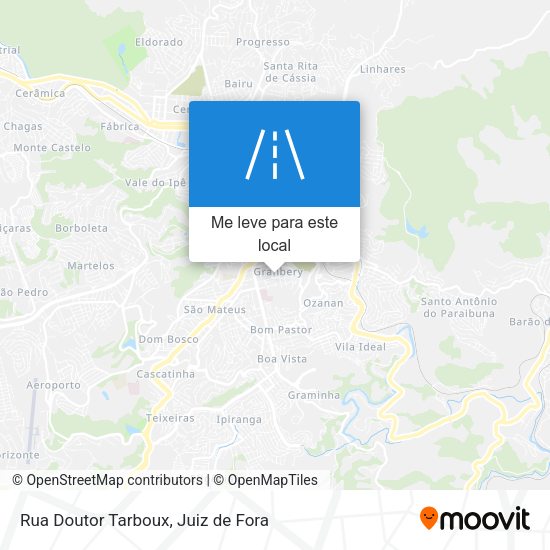 Rua Doutor Tarboux mapa