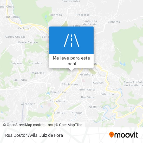 Rua Doutor Ávila mapa