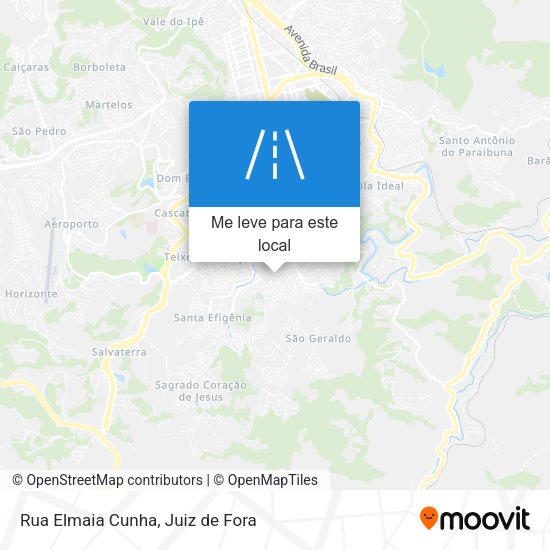 Rua Elmaia Cunha mapa