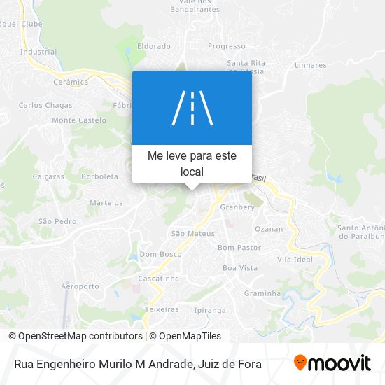 Rua Engenheiro Murilo M Andrade mapa