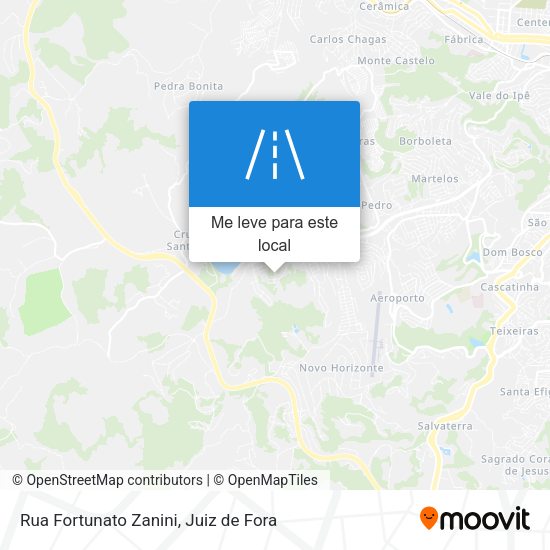 Rua Fortunato Zanini mapa