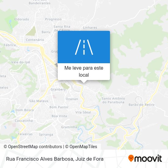 Rua Francisco Alves Barbosa mapa
