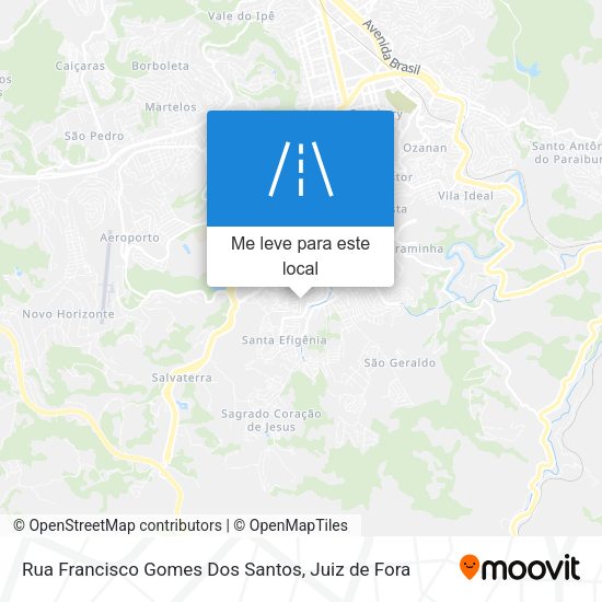Rua Francisco Gomes Dos Santos mapa