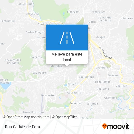 Rua G mapa