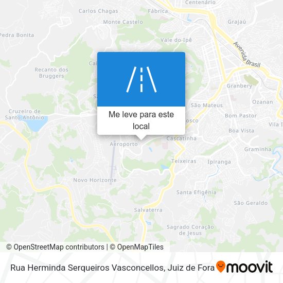 Rua Herminda Serqueiros Vasconcellos mapa