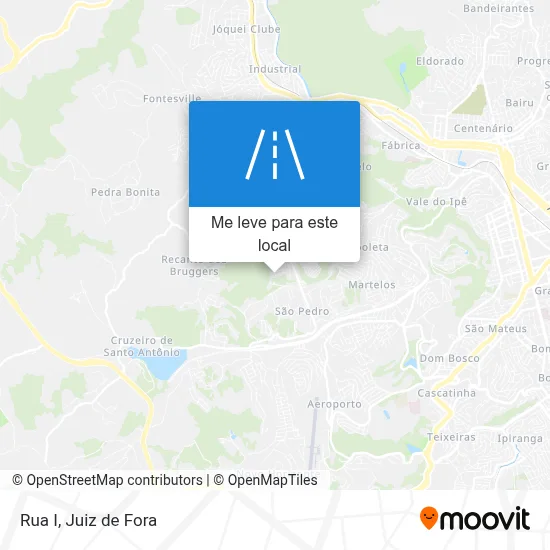 Rua I mapa