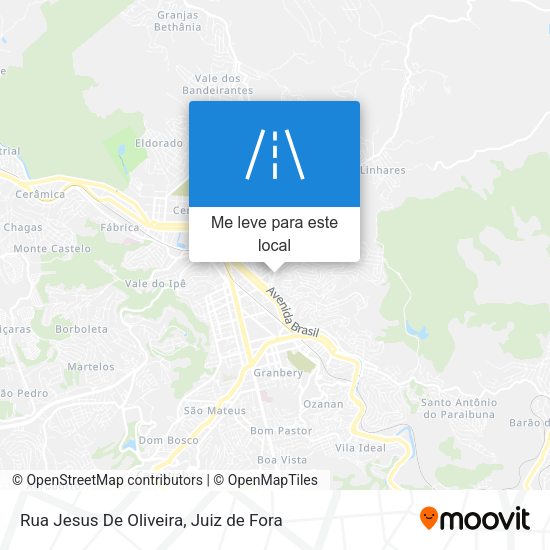 Rua Jesus De Oliveira mapa