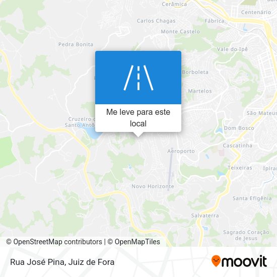 Rua José Pina mapa