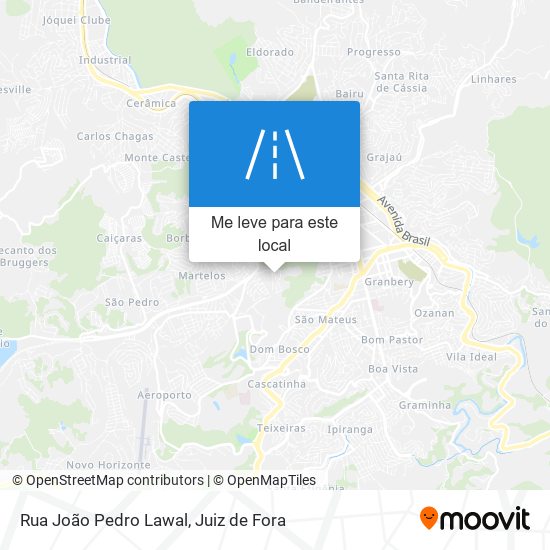 Rua João Pedro Lawal mapa