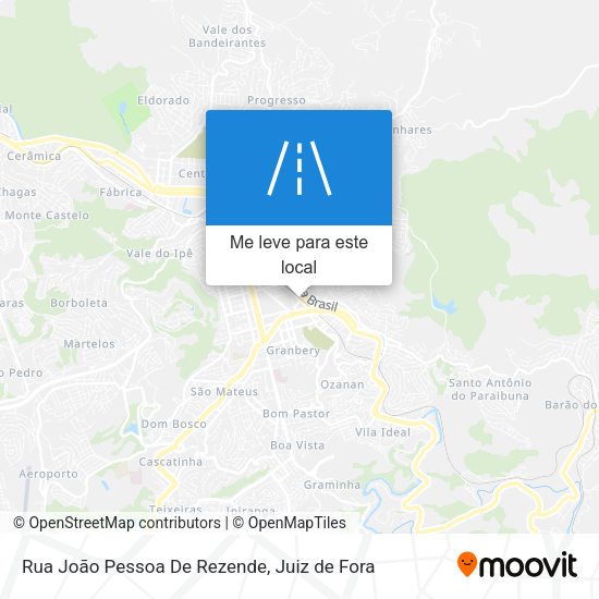 Rua João Pessoa De Rezende mapa
