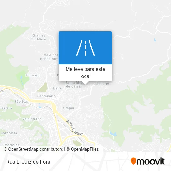 Rua L mapa