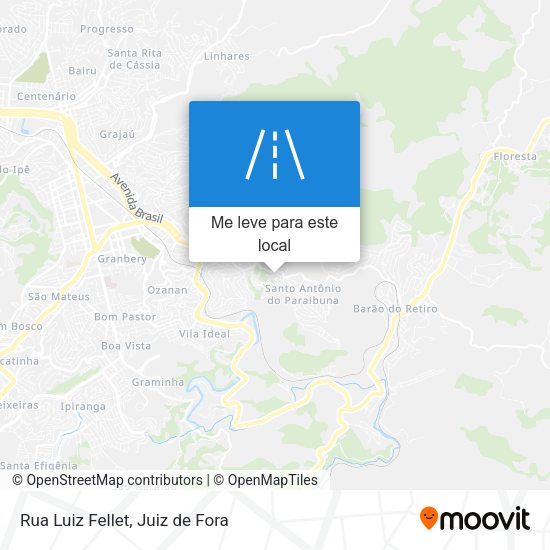 Rua Luiz Fellet mapa