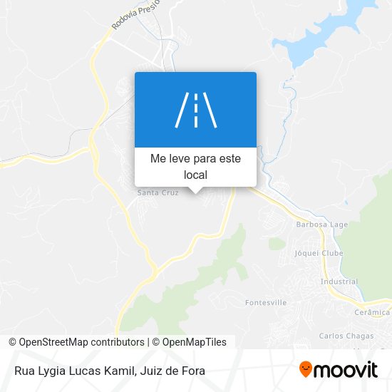 Rua Lygia Lucas Kamil mapa