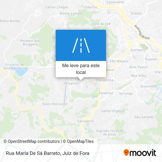 Rua María De Sá Barreto mapa