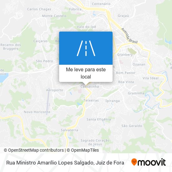 Rua Ministro Amarílio Lopes Salgado mapa