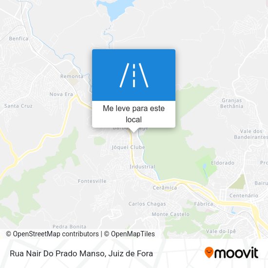 Rua Nair Do Prado Manso mapa