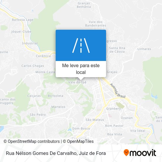 Rua Nélson Gomes De Carvalho mapa