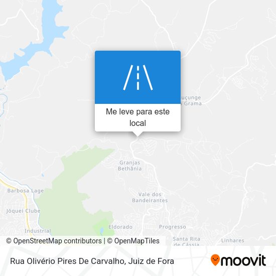 Rua Olivério Pires De Carvalho mapa